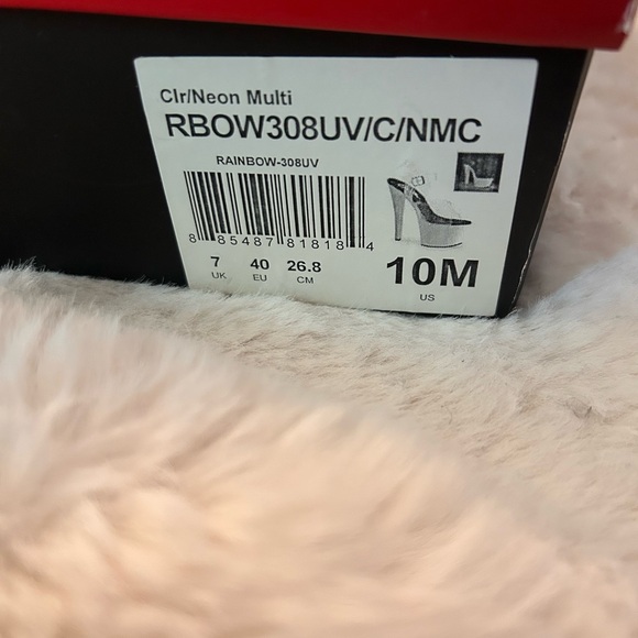 Pleaser Rainbow Heels - Picture 15 of 15